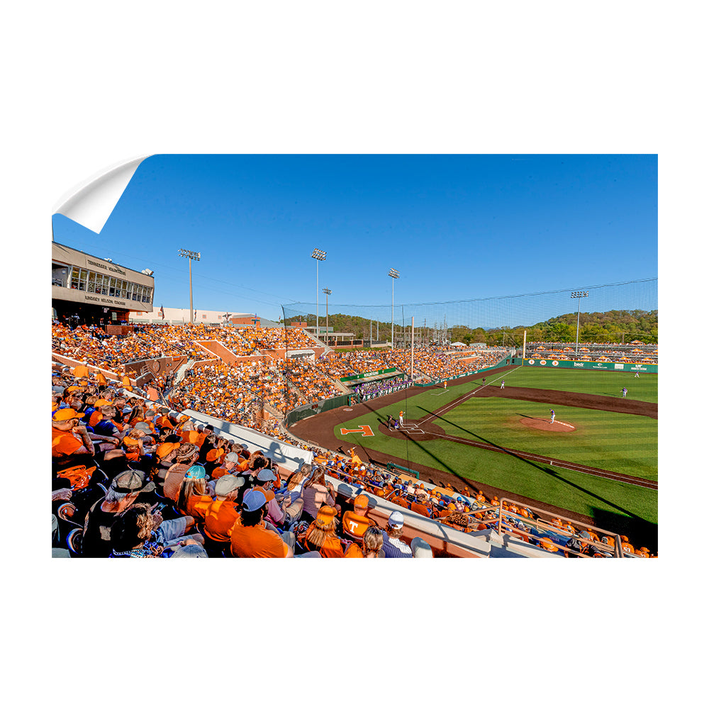 Tennessee Volunteers - Lindsey Nelson Stadium Batter Up - Vol Wall Art #Canvas