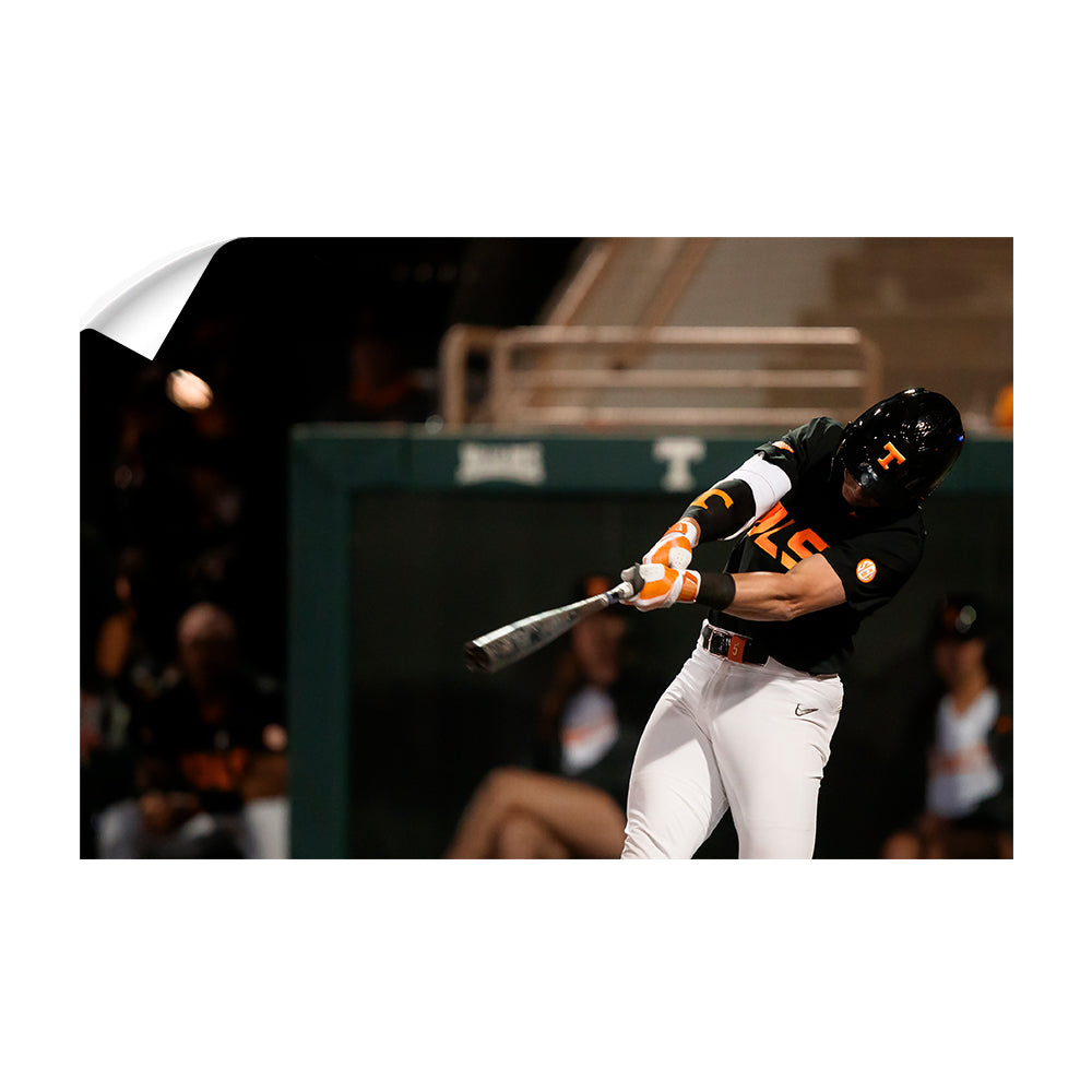 Tennessee Volunteers - Vols Baseball Dark Mode - Vol Wall Art #Canvas