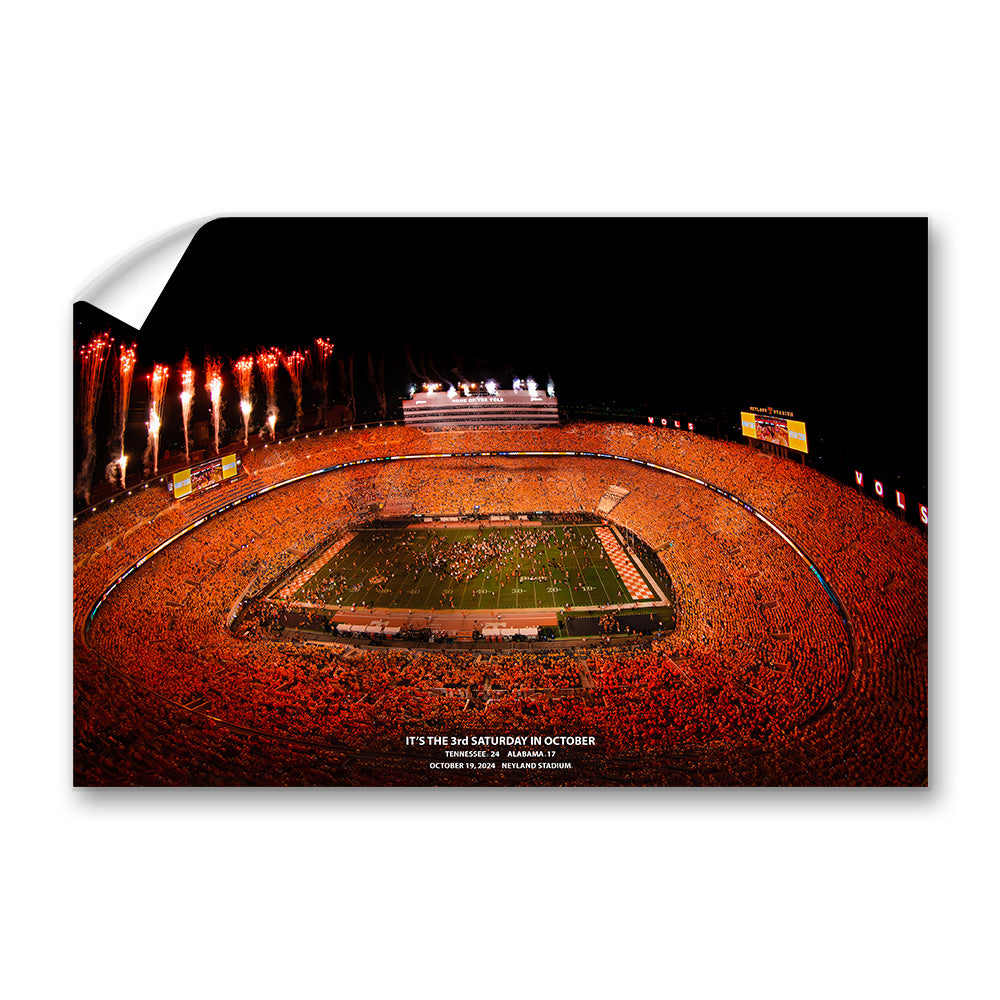 Tennessee Volunteers - Vols Win It's the 3rd Saturday in October 2024 - Vol Wall Art #Wall Decal