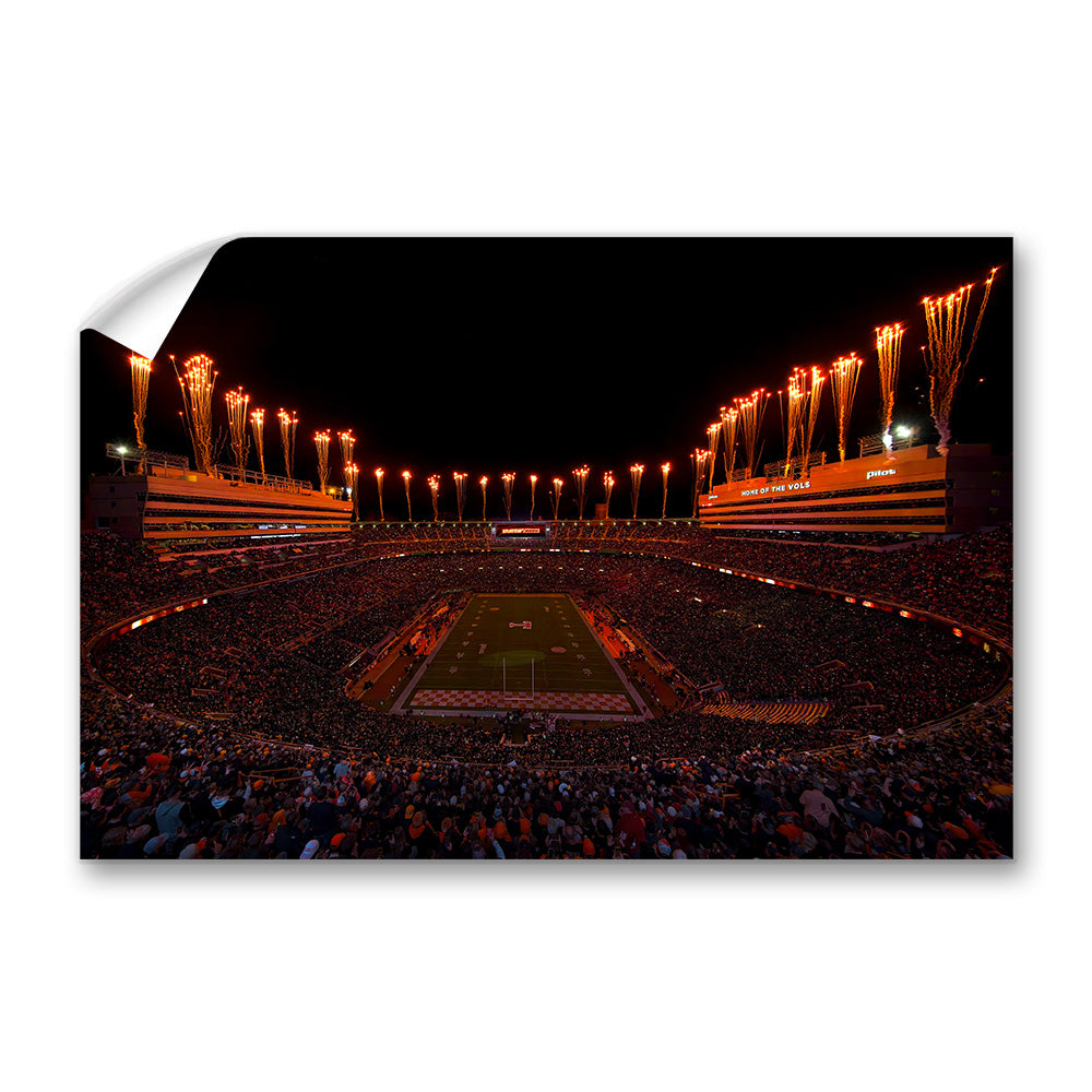 Tennessee Volunteers - Dark Mode - Vol Wall Art #Canvas