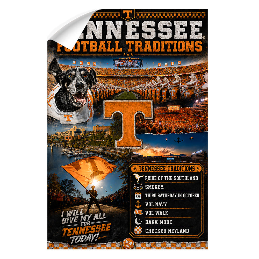 Tennessee Volunteers - Tennessee Traditions - Vol Wall Art #Wall Decal