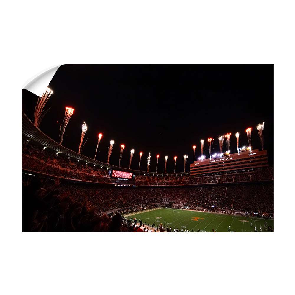 Tennessee Volunteers - Touchdown Tennessee - Vol Wall Art #Wall Decal