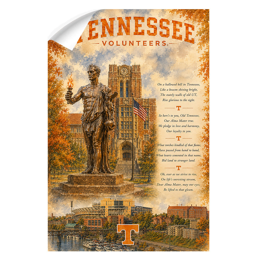 Tennessee Volunteers - Tennessee Volunteers Legacy - Vol Wall Art #Wall Decal