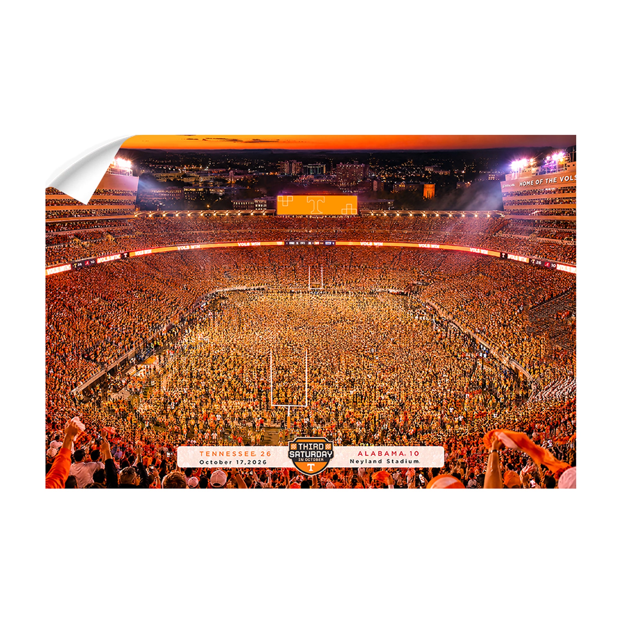 Tennessee Volunteers - Third Saturday in October 2026 - College Wall Art #Wall Decal