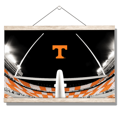 Tennessee Volunteers - Checkerboard Goal Post - College Wall Art #Hanging Canvas