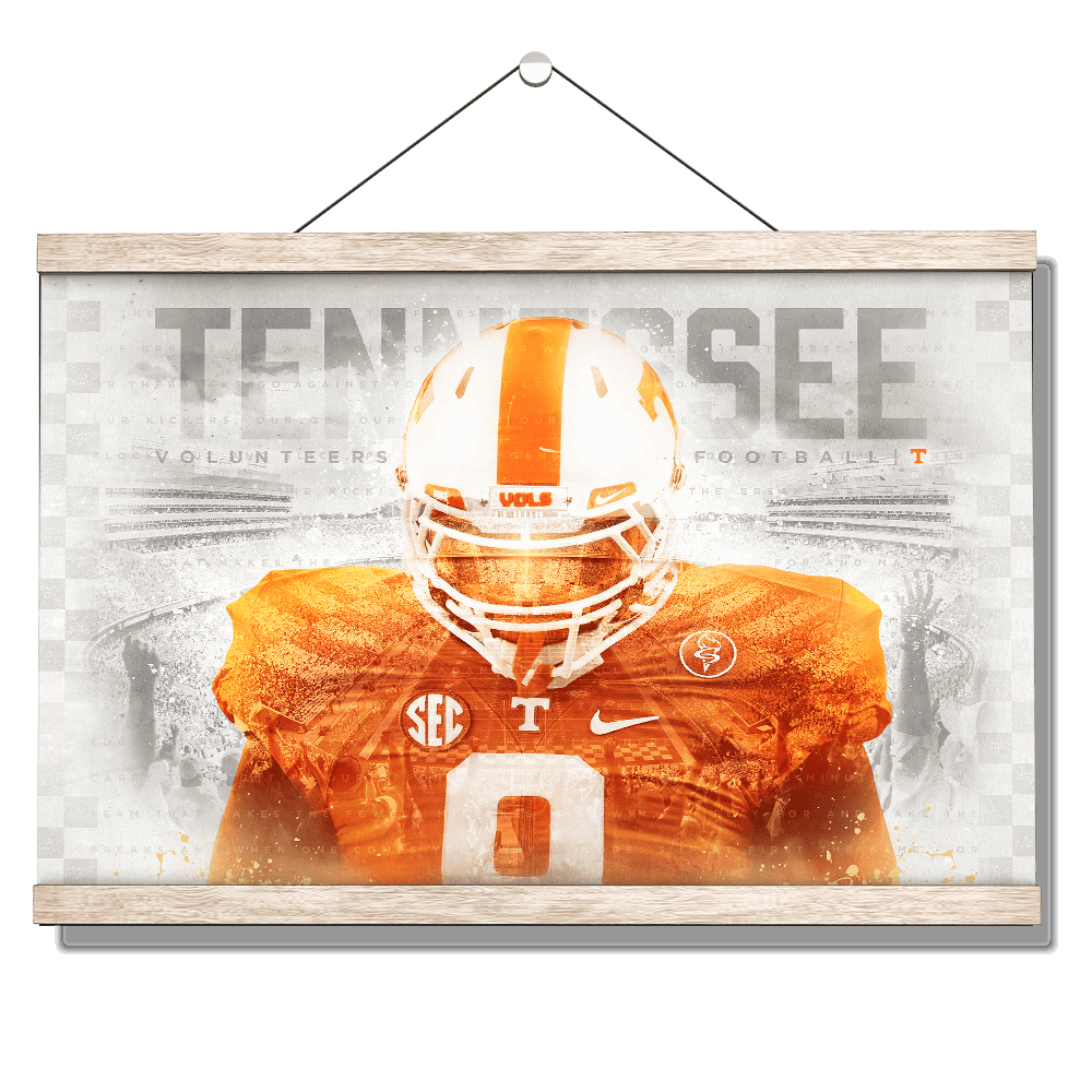 Tennessee Volunteers - Checker Vol - College Wall Art #Canvas