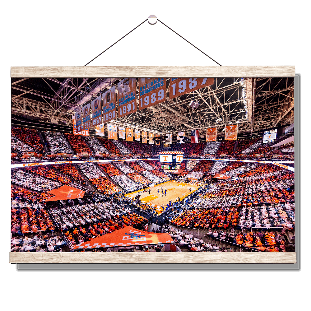 Tennessee Volunteers - Checkerboard Thompson-Boling #1 Tennessee - College Wall Art #Canvas