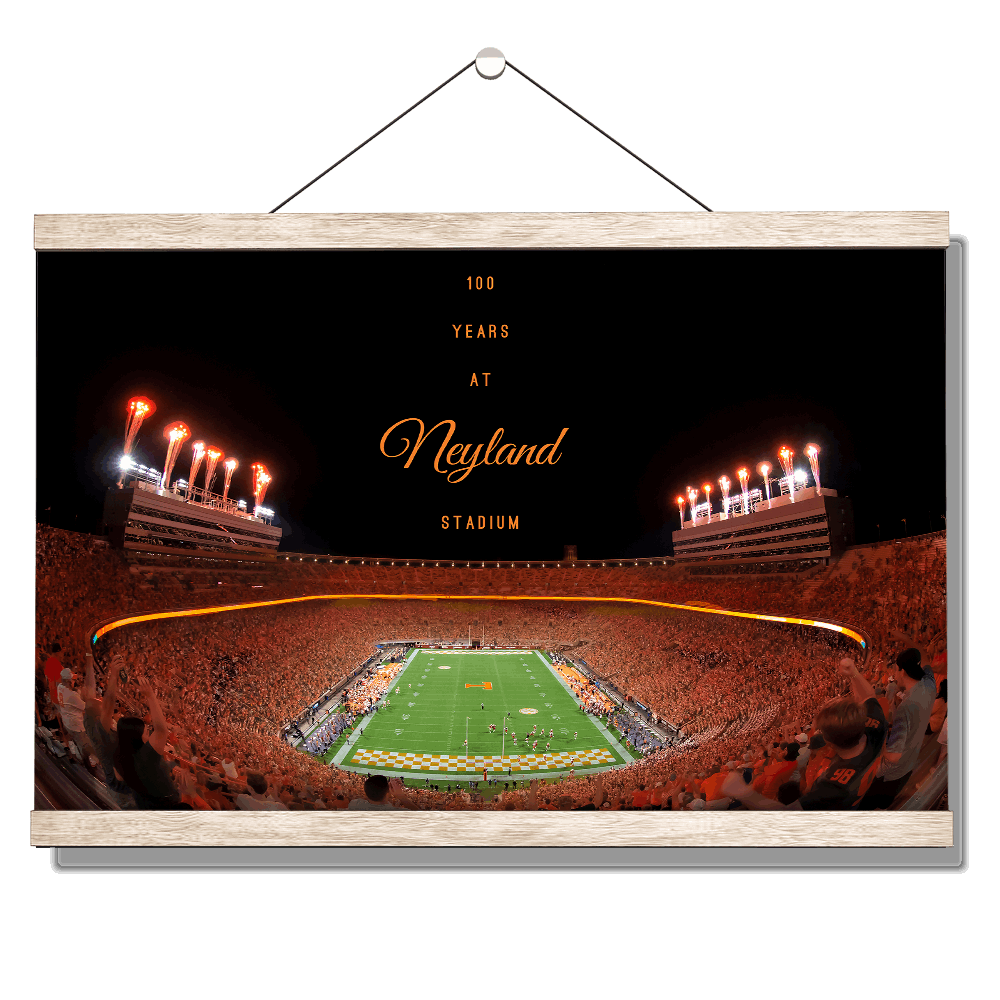 Tennessee Volunteers - 100 Years at Neyland Stadium - College Wall Art #Canvas