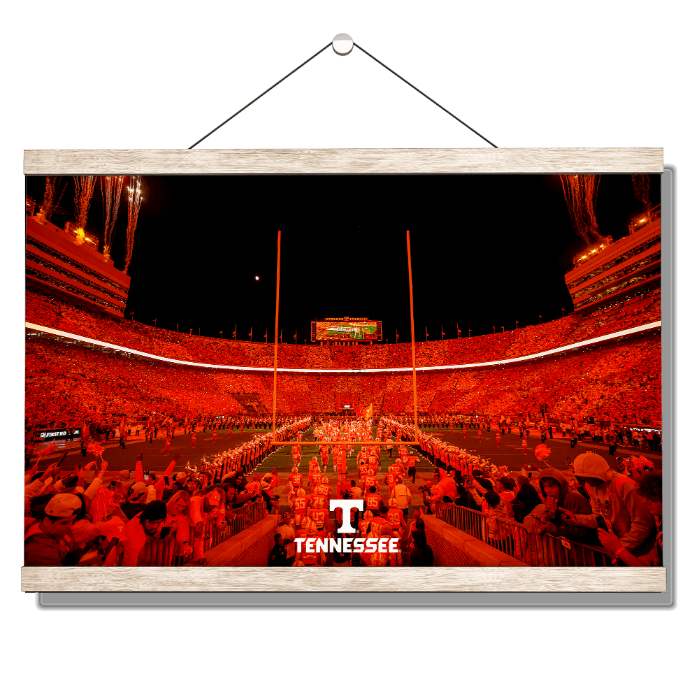 Tennessee Volunteers - Enter Tennessee - College Wall Art #Canvas