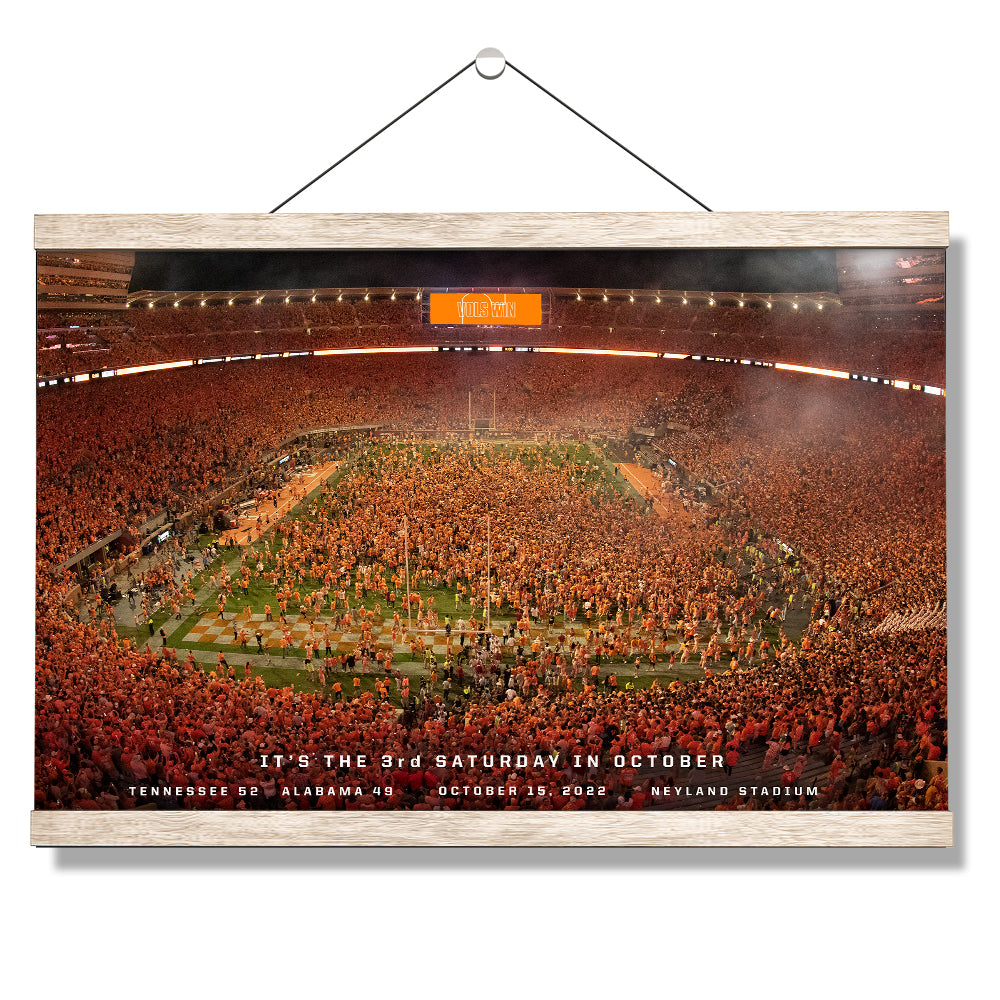 Tennessee Volunteers - It's the Third Saturday in October - College Wall Art #Canvas