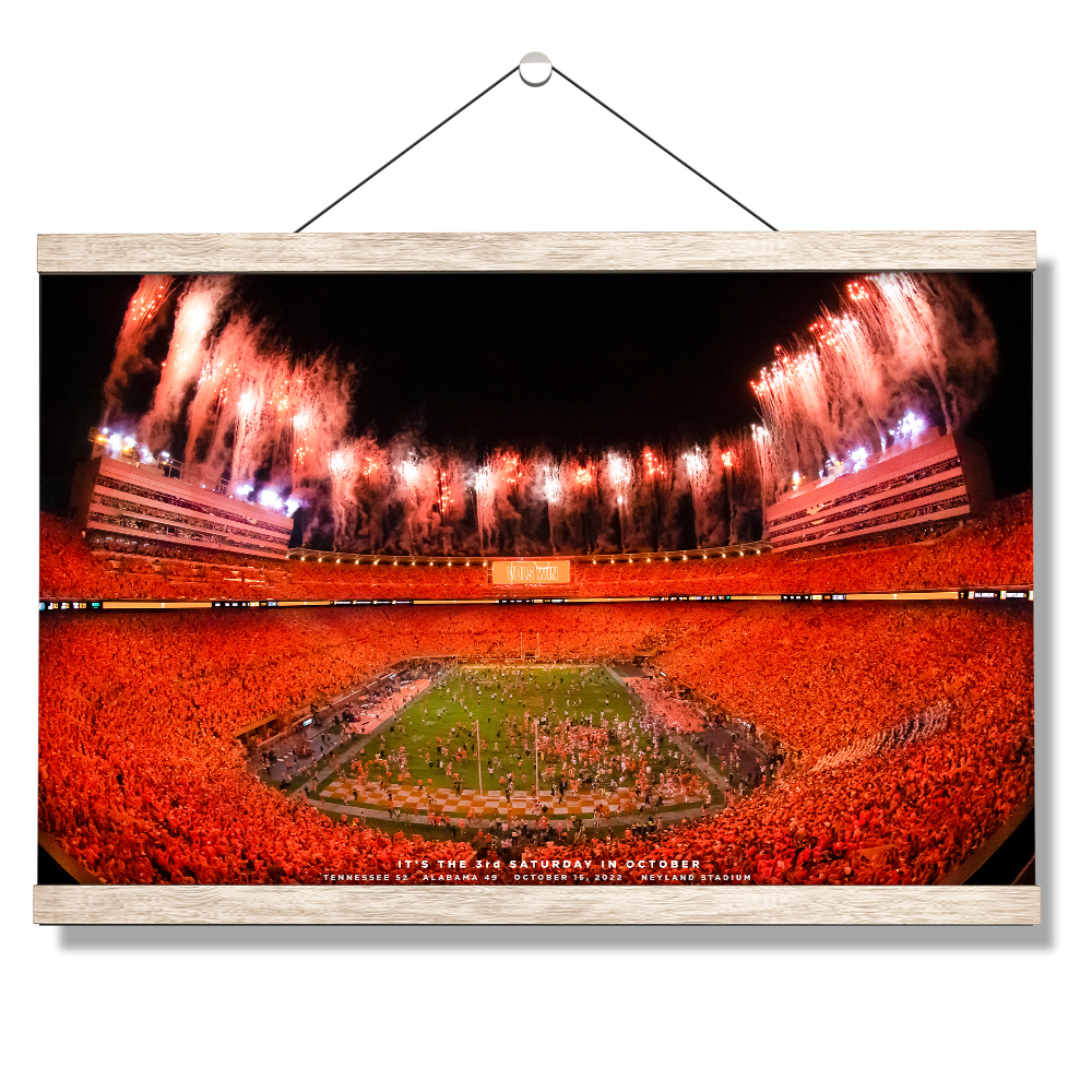 Tennessee Volunteers - Vols Beat Alabama Score - Vol Wall Art #Canvas