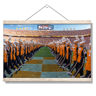 Tennessee Volunteers - Opening the T - College Wall Art #Hanging Canvas