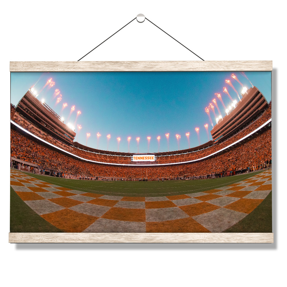 Tennessee Volunteers - Fisheye View Neyland Stadium - College Wall Art  #Canvas