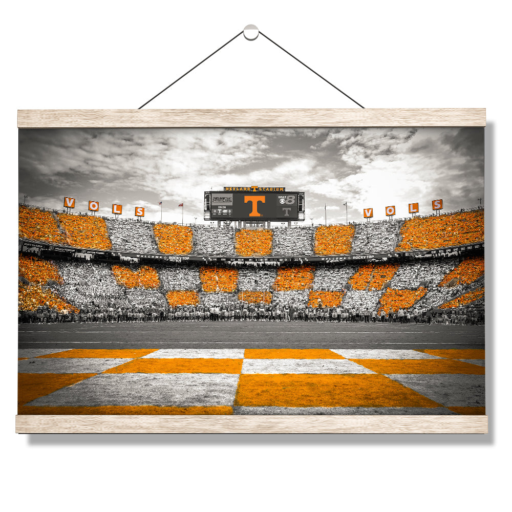 Tennessee Volunteers - Checkerboard Neyland - Vol Wall Art  #Canvas