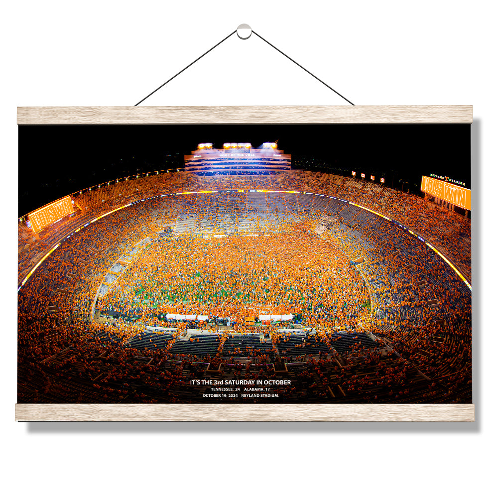 Tennessee Volunteers - It's the 3rd Saturday in October 2024 - Vol Wall Art #Hanging Canvas