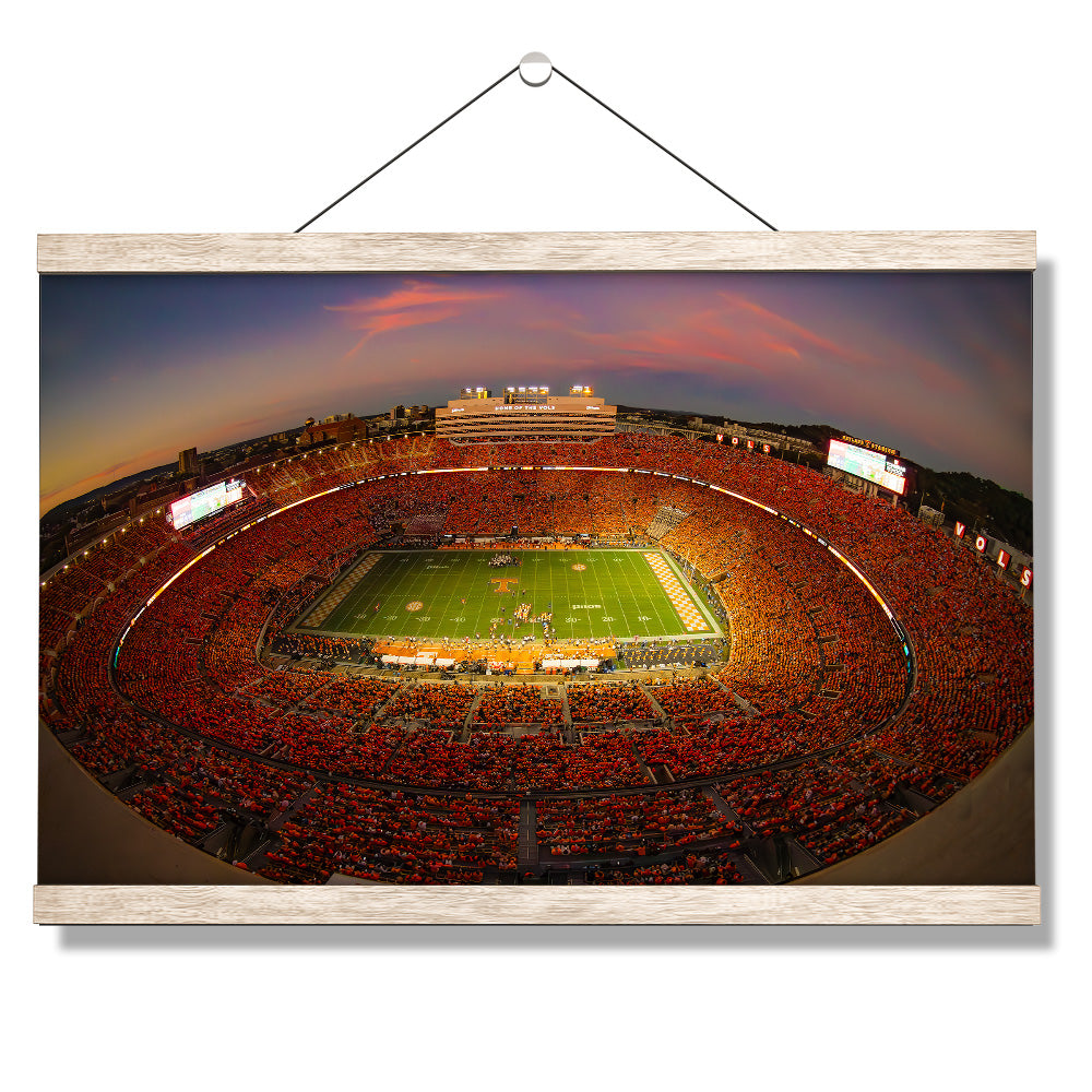 Tennessee Volunteers - Fisheye View of the Orange Out - Vol Wall Art #Canvas