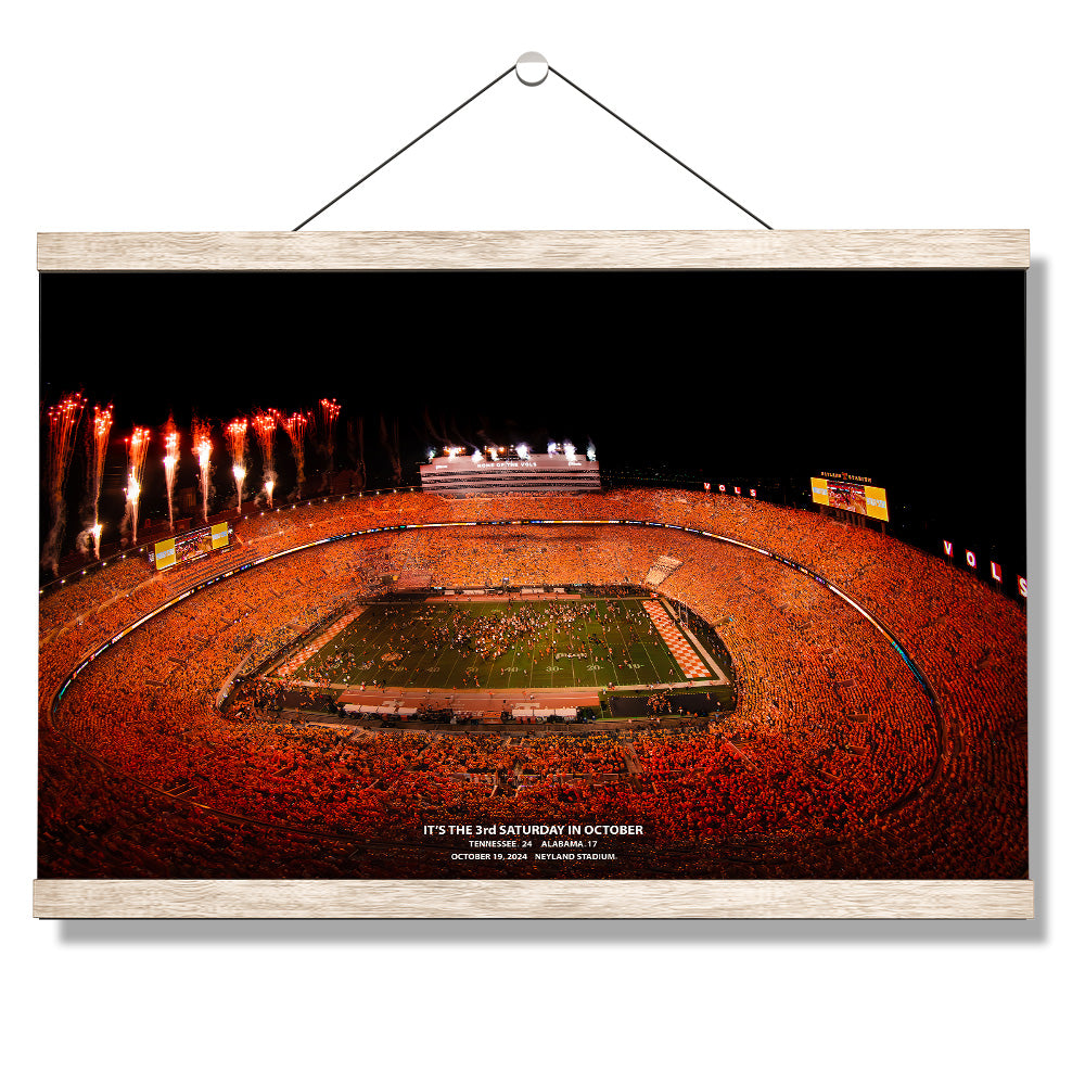 Tennessee Volunteers - Vols Win It's the 3rd Saturday in October 2024 - Vol Wall Art #Canvas