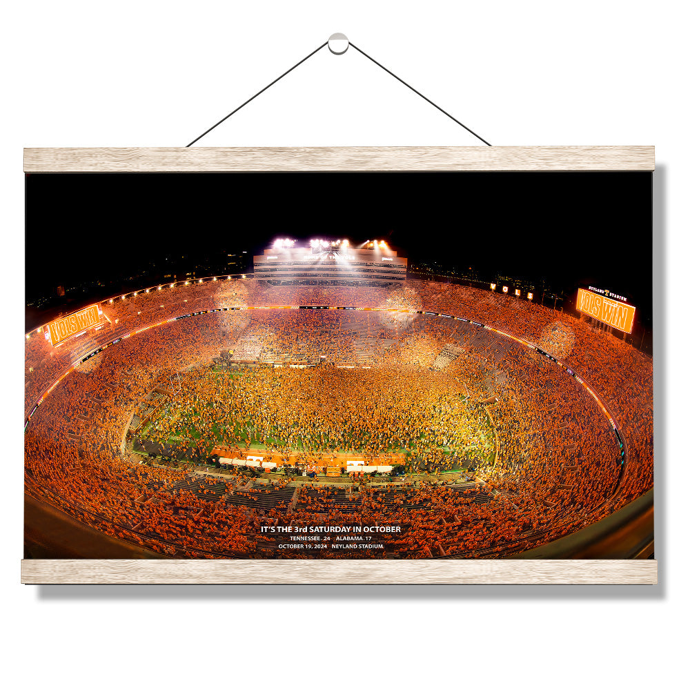 Tennessee Volunteers - It's the 3rd Saturday in October 2024 and the Goal Posts are Coming Down - Vol Wall Art #Canvas