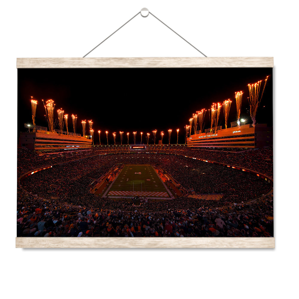 Tennessee Volunteers - Dark Mode - Vol Wall Art #Canvas