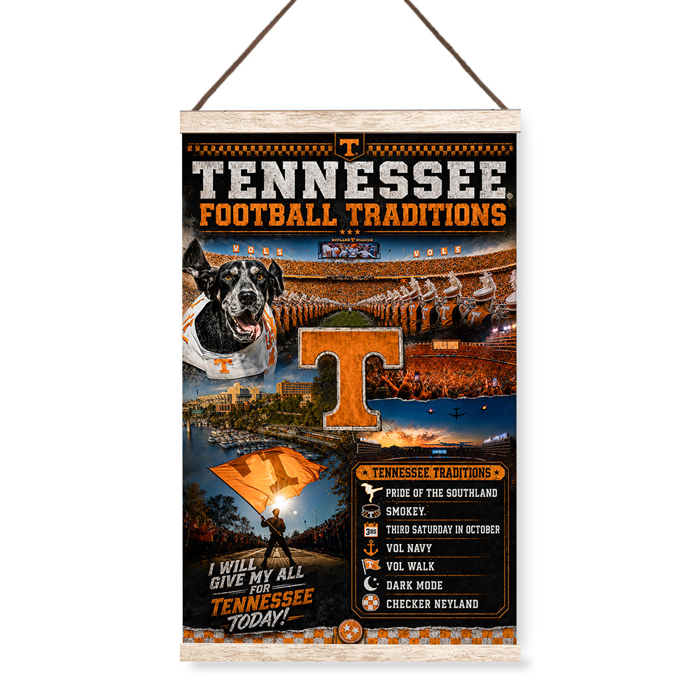 Tennessee Volunteers - Tennessee Traditions - Vol Wall Art #Hanging Canvas