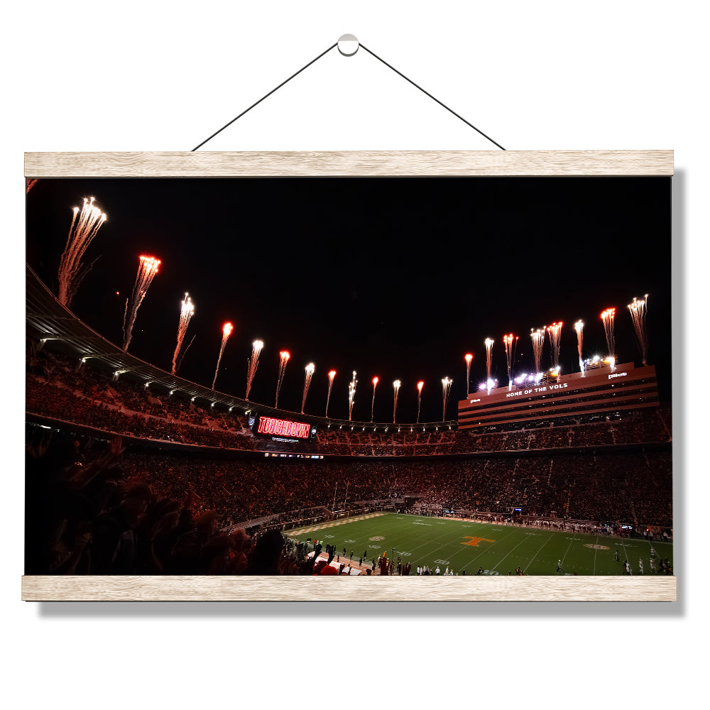 Tennessee Volunteers - Touchdown Tennessee - Vol Wall Art #Canvas