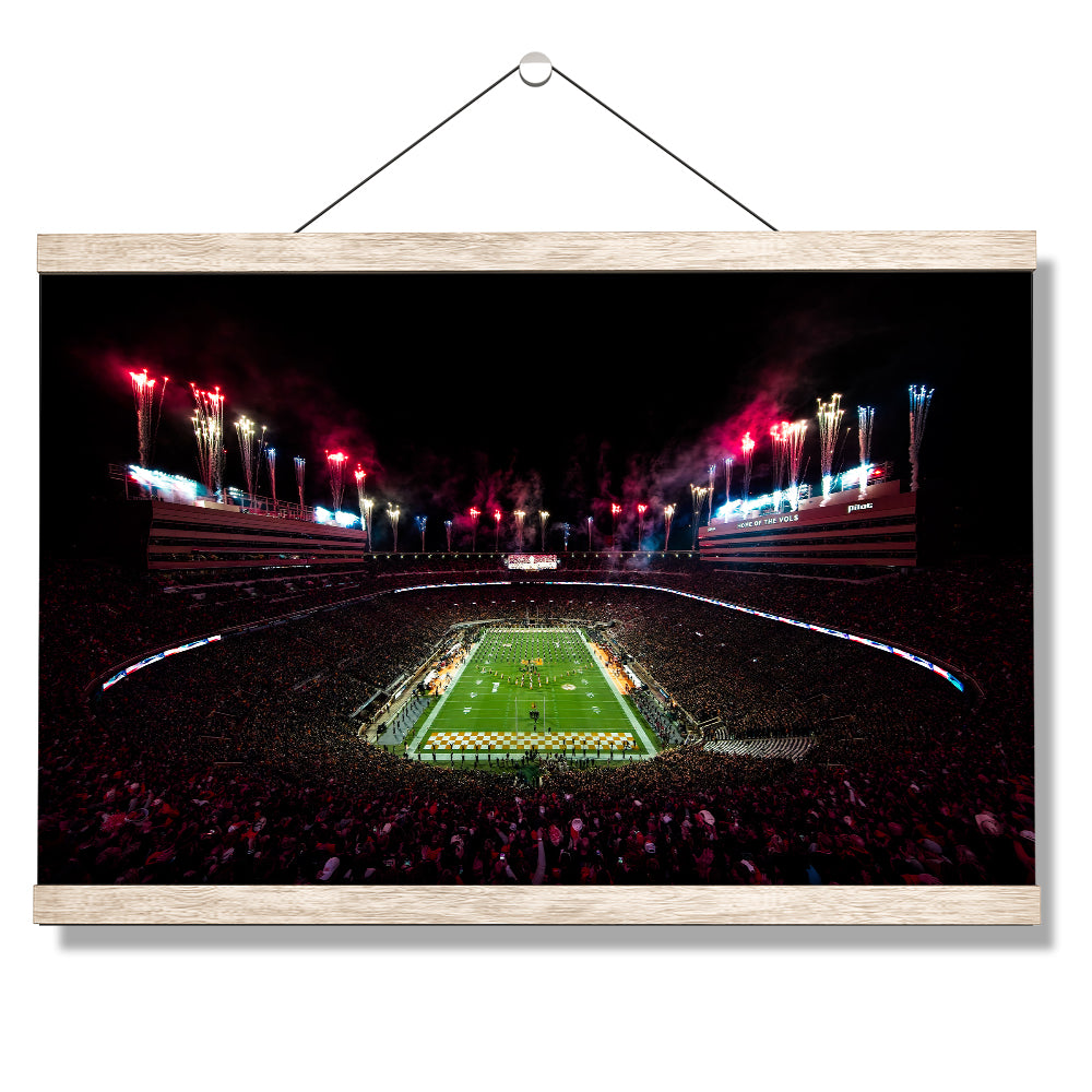 Tennessee Volunteers - Tennessee Red, White and Blue - Vol Wall Art #Canvas