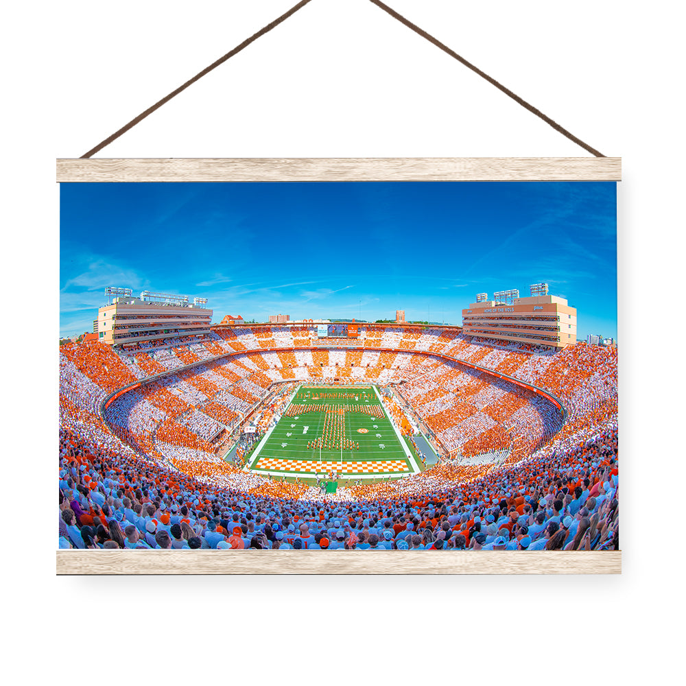 Tennessee Volunteers - Checker Neyland Pride of the Southland - Vol Wall Art #Hanging Canvas