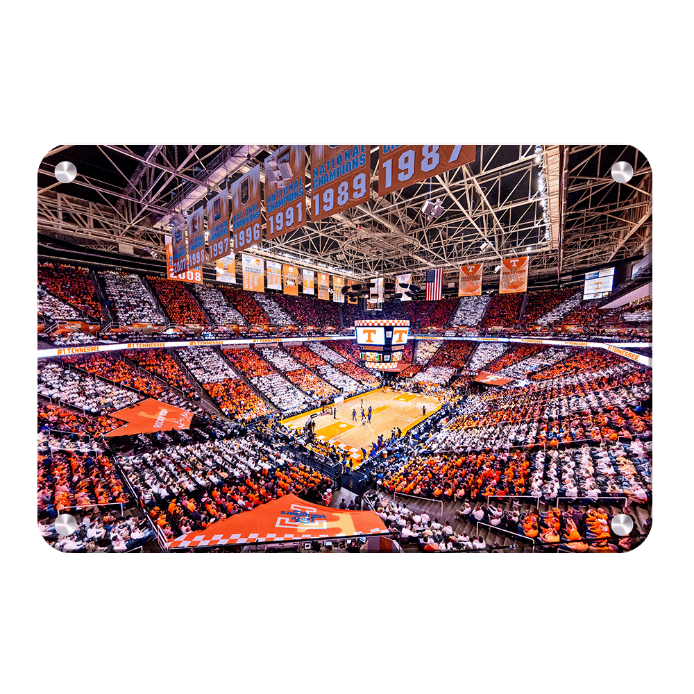 Tennessee Volunteers - Checkerboard Thompson-Boling #1 Tennessee - College Wall Art #Canvas