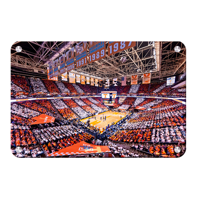 Tennessee Volunteers - Checkerboard Thompson-Boling #1 Tennessee - College Wall Art #Metal