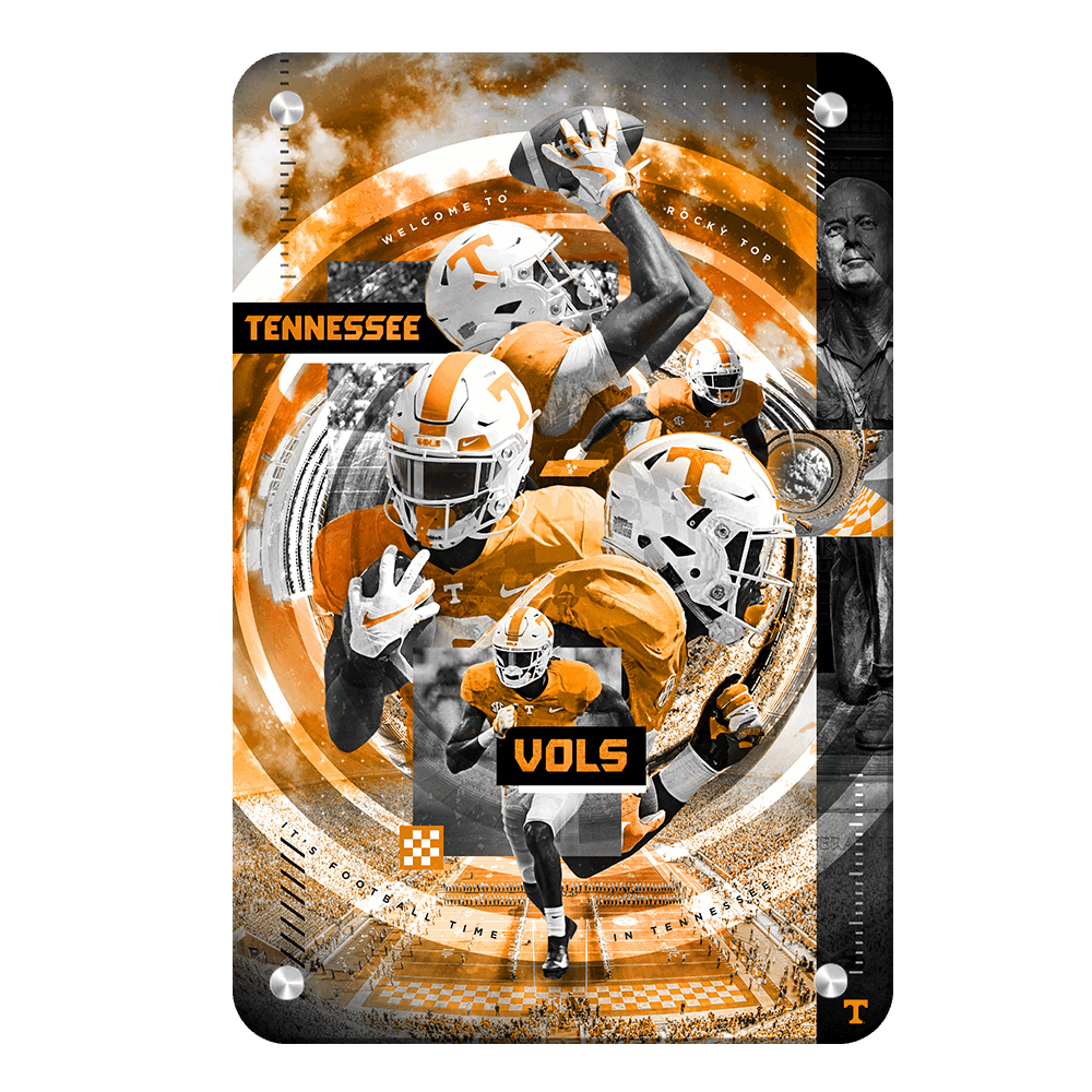 Tennessee Volunteers - Football Time - College Wall Art #Canvas
