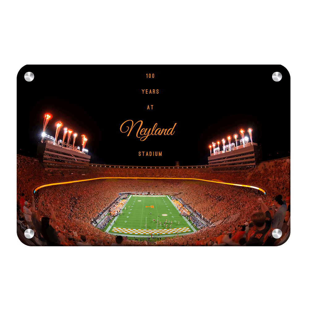 Tennessee Volunteers - 100 Years at Neyland Stadium - College Wall Art #Canvas