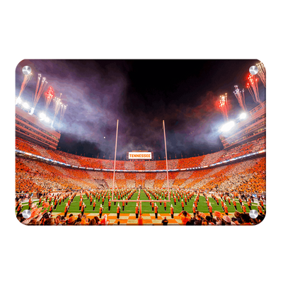Tennessee Volunteers - Checkerboard Neyland and Pride of the Southland Band - College Wall Art #Metal
