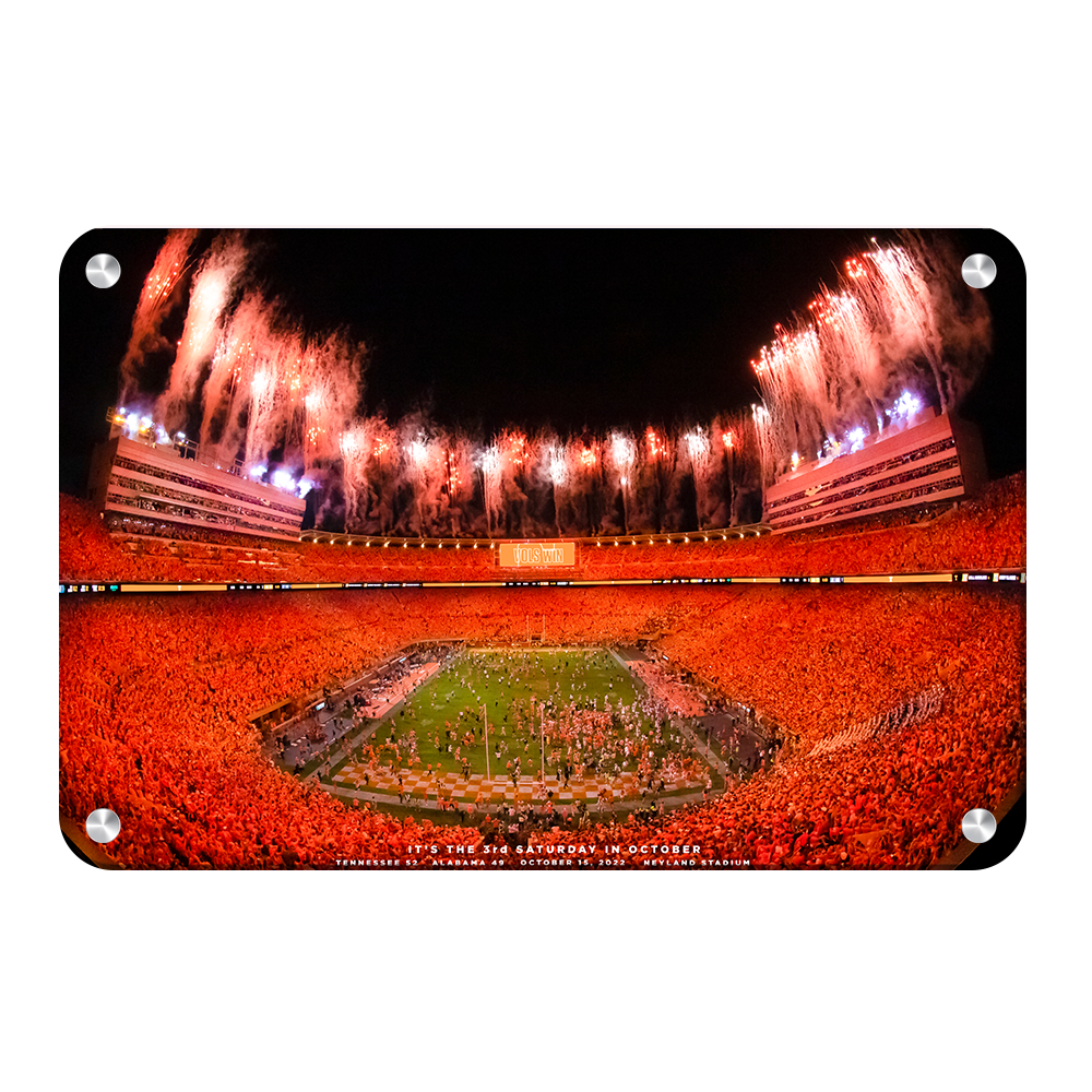 Tennessee Volunteers - Vols Beat Alabama Score - Vol Wall Art #Canvas