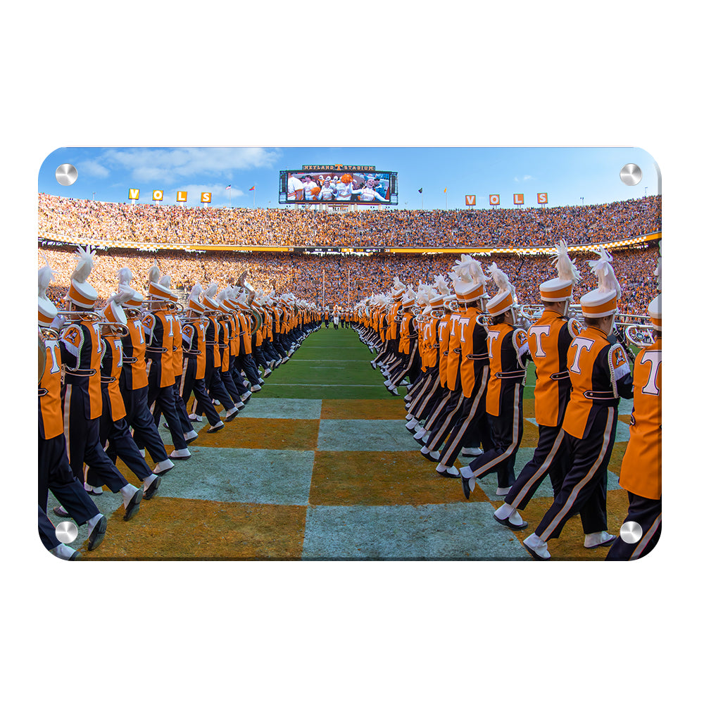 Tennessee Volunteers - Opening the T - College Wall Art #Canvas