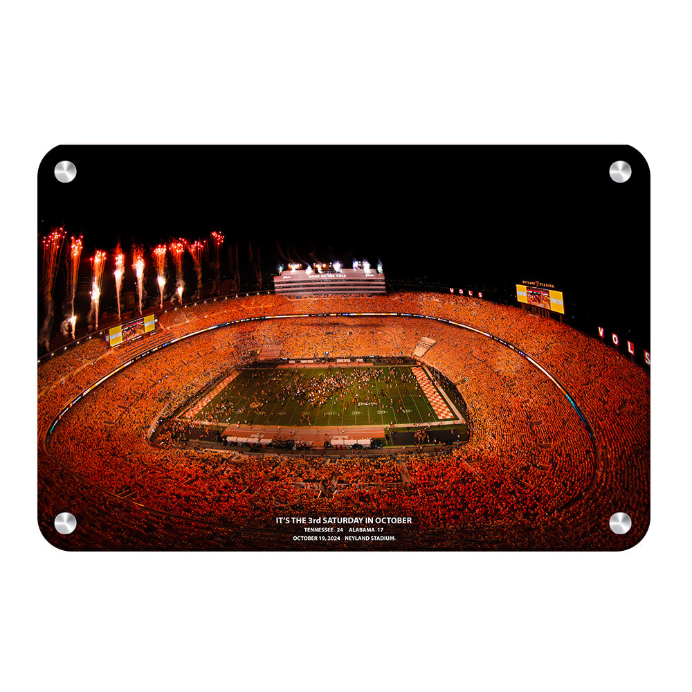 Tennessee Volunteers - Vols Win It's the 3rd Saturday in October 2024 - Vol Wall Art #Metal