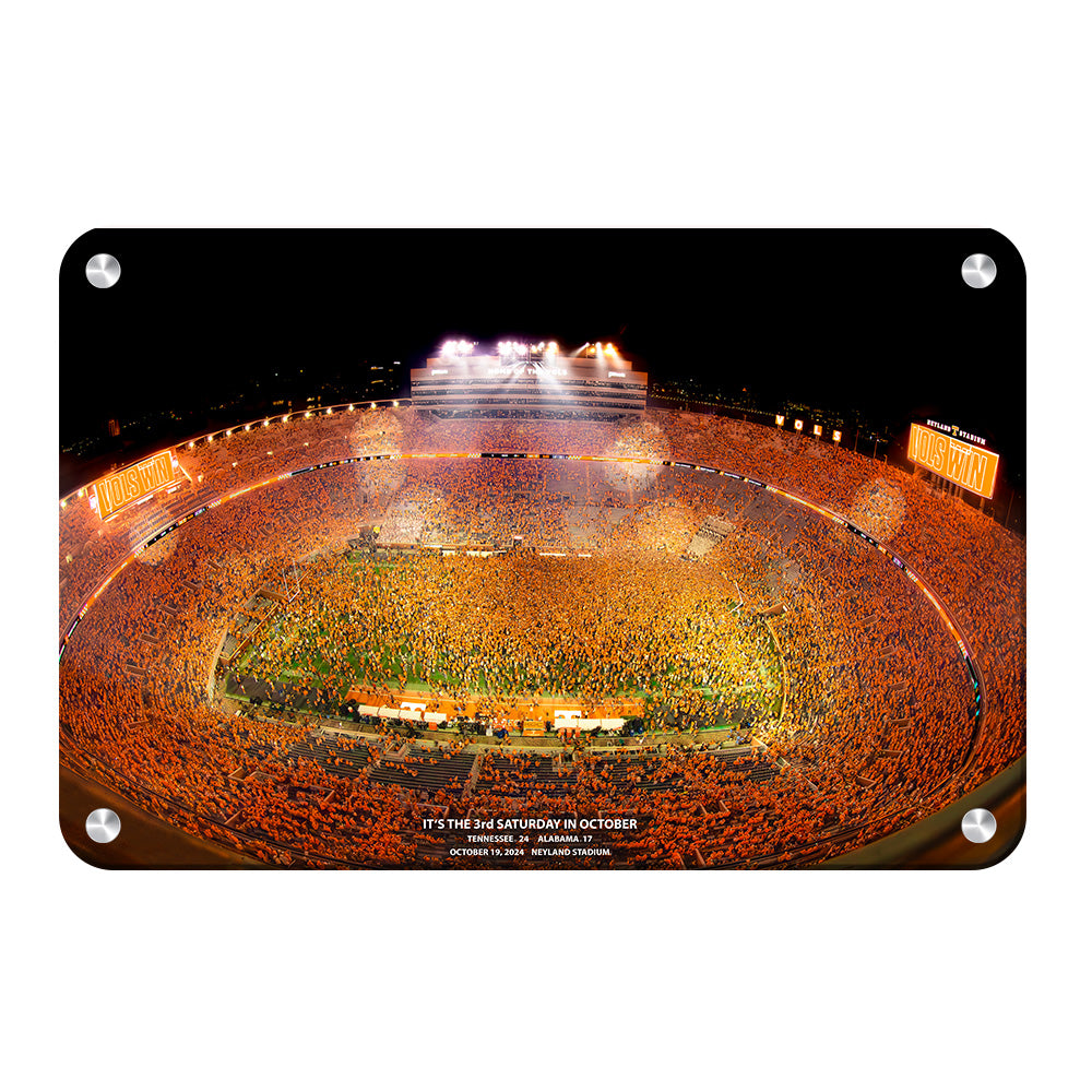 Tennessee Volunteers - It's the 3rd Saturday in October 2024 and the Goal Posts are Coming Down - Vol Wall Art #Canvas