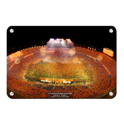 Tennessee Volunteers - It's the 3rd Saturday in October 2024 and the Goal Posts are Coming Down - Vol Wall Art #Metal