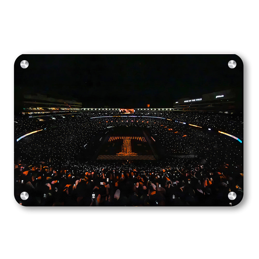 Tennessee Volunteers - The Power T - Vol Wall Art #Metal