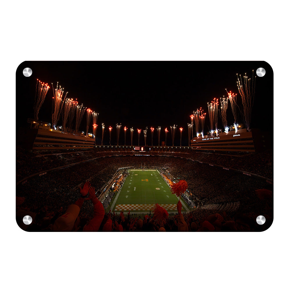 Tennessee Volunteers - Give Him Six Dark Mode - Vol Wall Art #Canvas