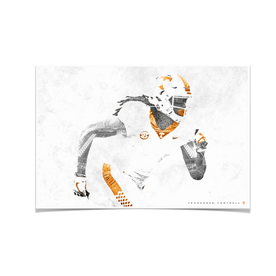 Tennessee Volunteers - Double Exposure T - College Wall Art #Poster