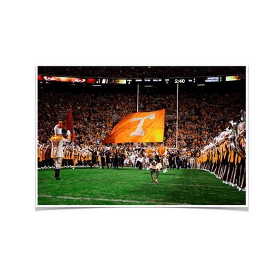 Tennessee Volunteers - Eyes on Tennessee - College Wall Art #Poster