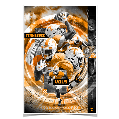 Tennessee Volunteers - Football Time - College Wall Art #Poster