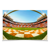 Tennessee Volunteers - Checkerboard Neyland Fisheye - College Wall Art #Poster