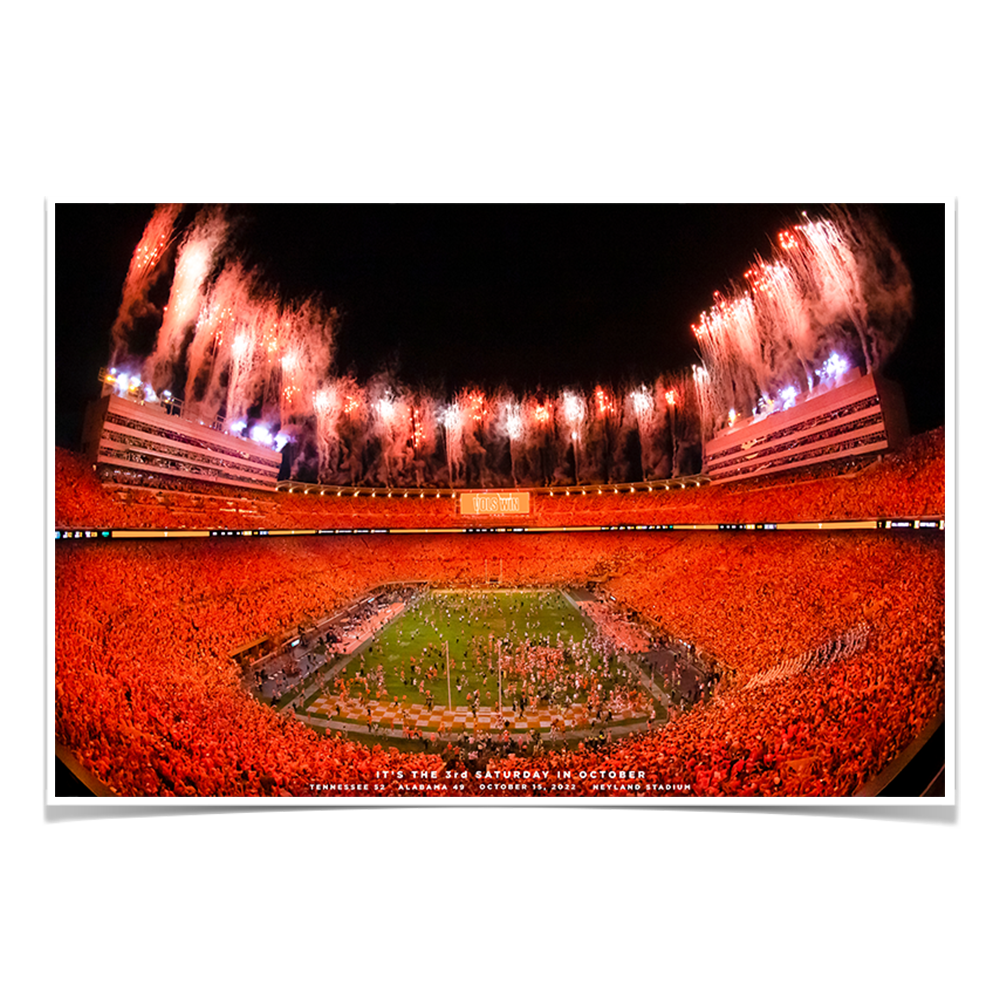 Tennessee Volunteers - Vols Beat Alabama Score - Vol Wall Art #Canvas