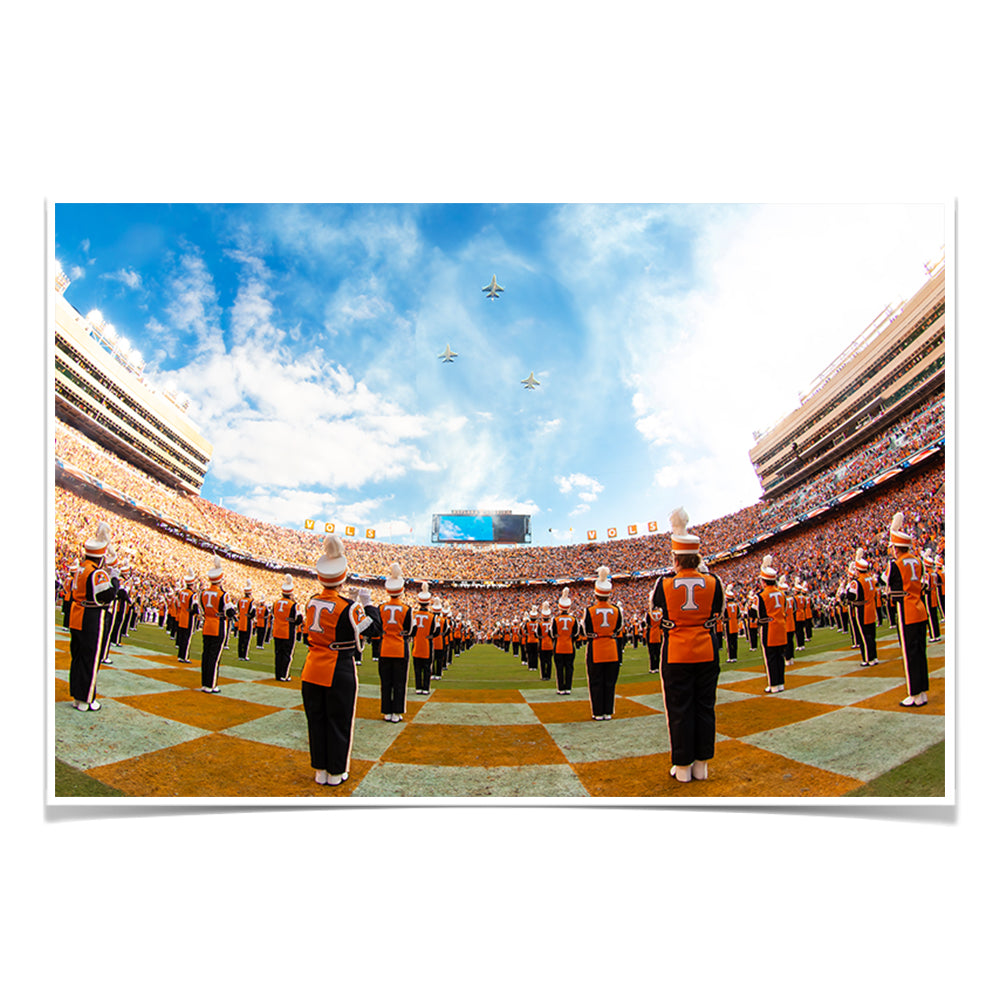 Tennessee Volunteers - Tennessee Flyover - College Wall Art #Canvas