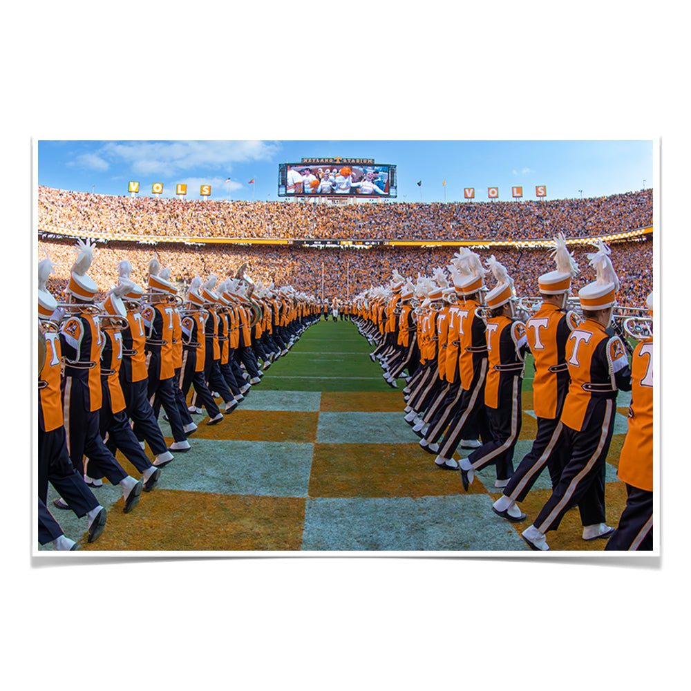 Tennessee Volunteers - Opening the T - College Wall Art #Canvas
