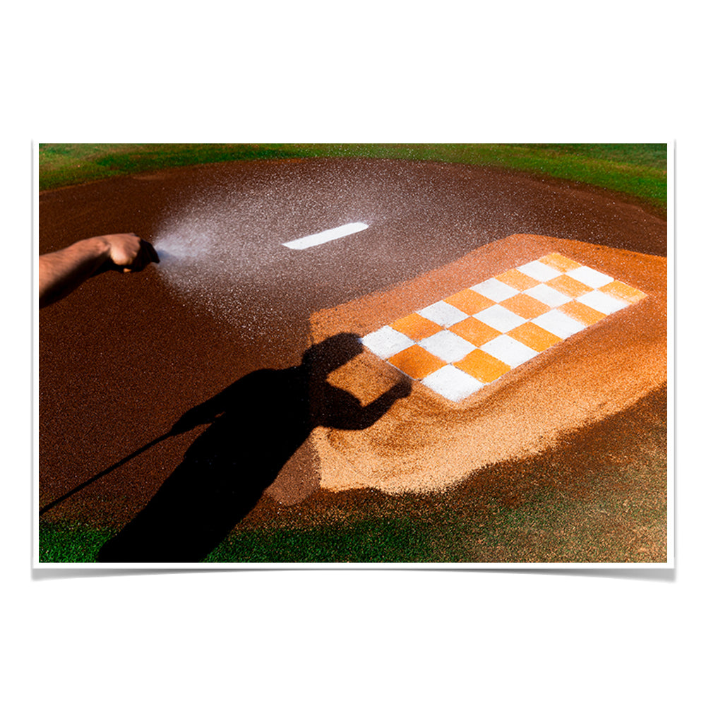 Tennessee Volunteers - Tennessee Pitcher's Mound - Vol Wall Art #Canvas