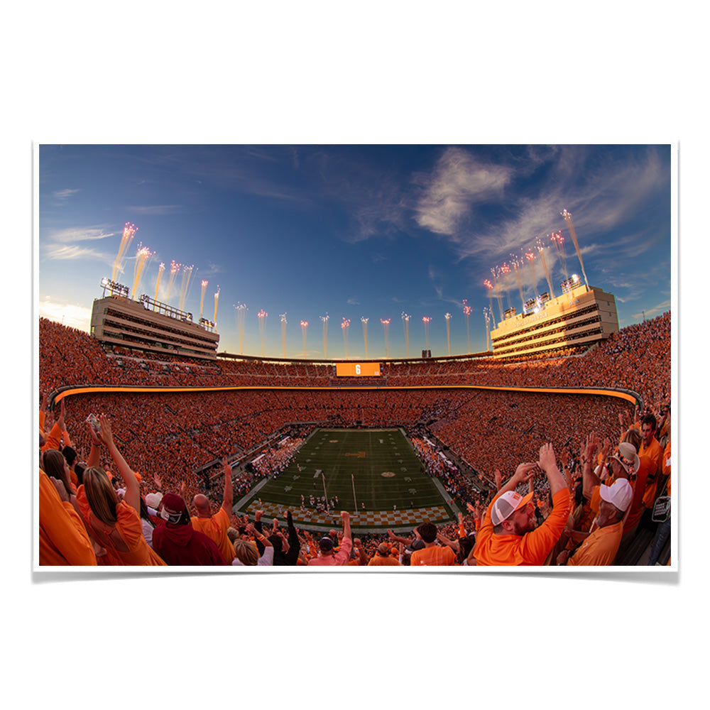 Tennessee Volunteers - Give Him Six Bama - Vol Wall Art #Canvas