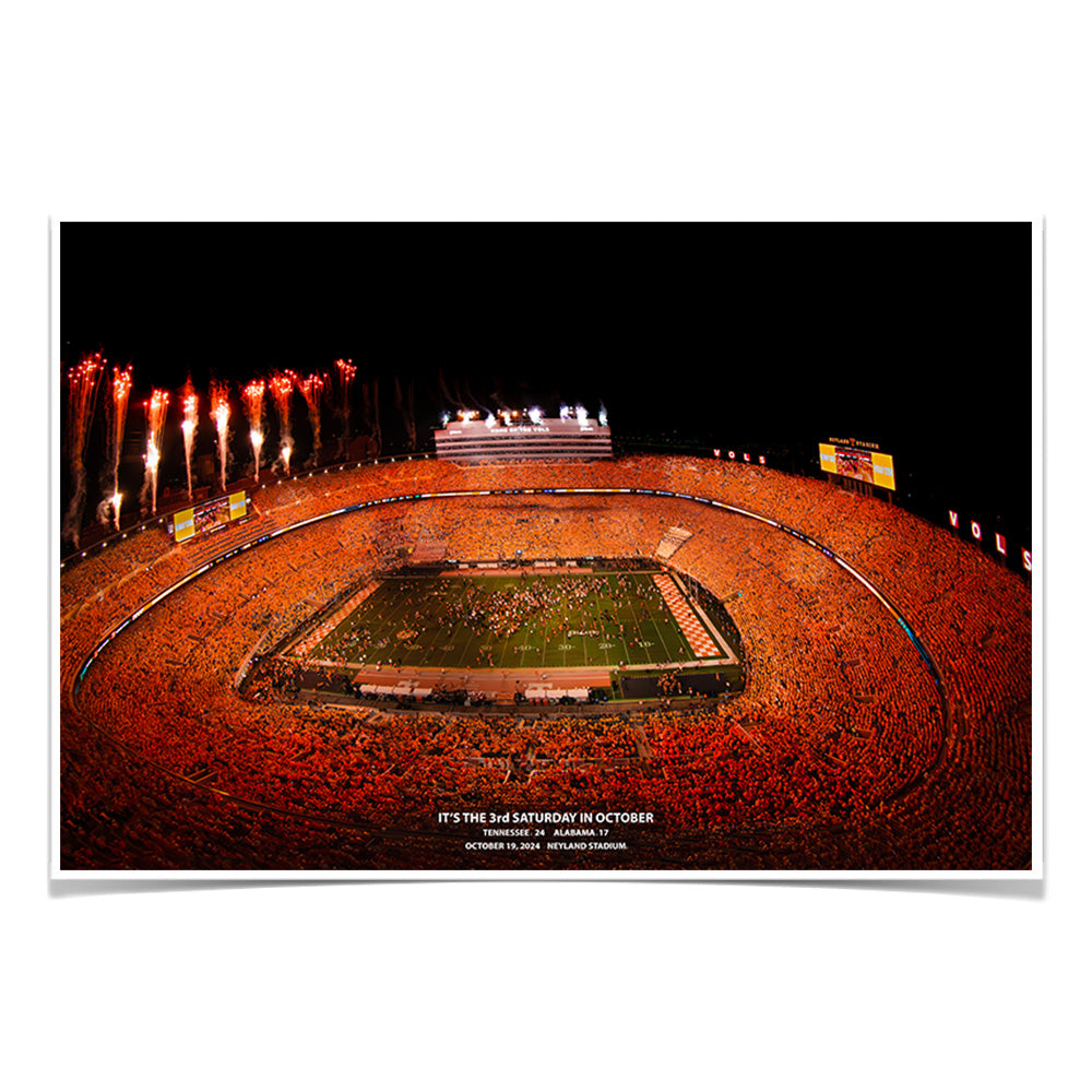 Tennessee Volunteers - Vols Win It's the 3rd Saturday in October 2024 - Vol Wall Art #Canvas