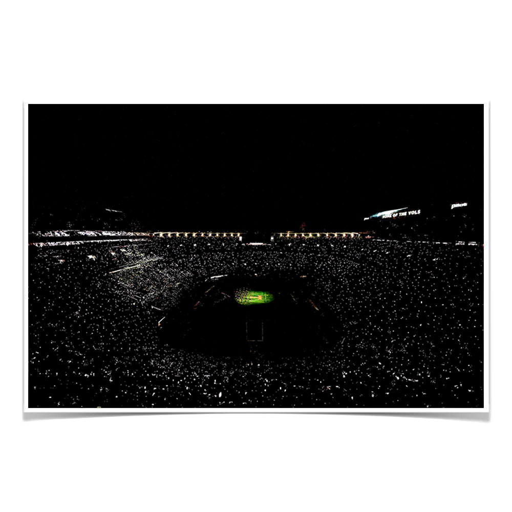 Tennessee Volunteers - Neyland Lights - Vol Wall Art #Poster